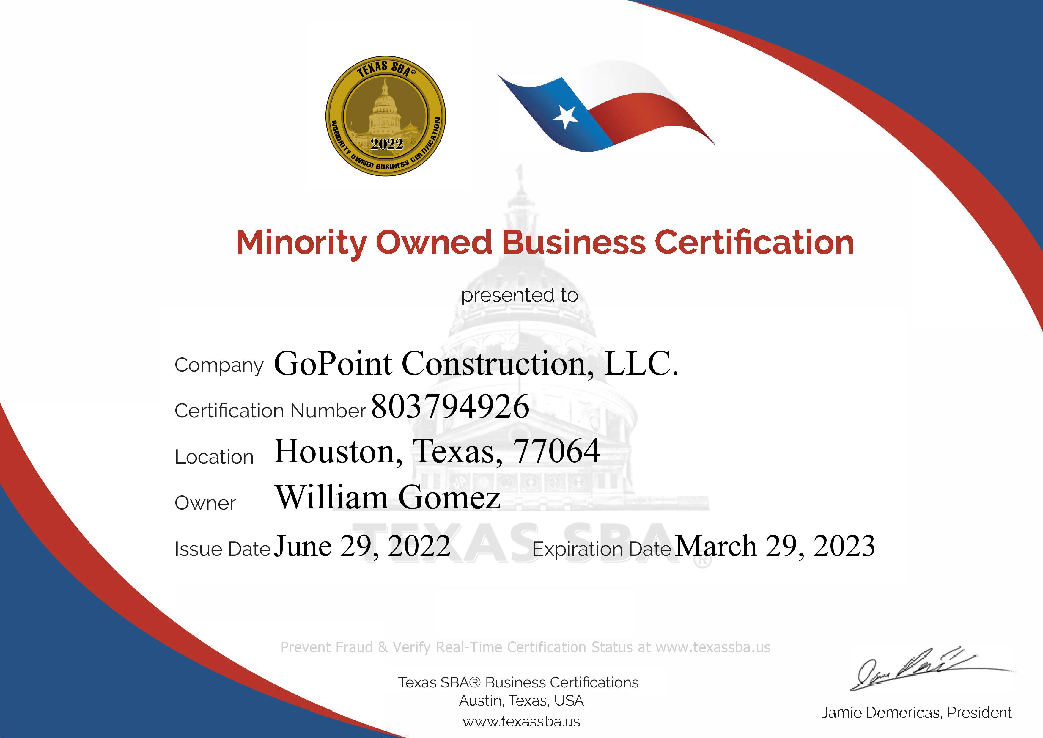 GoPoint Construction, LLC.